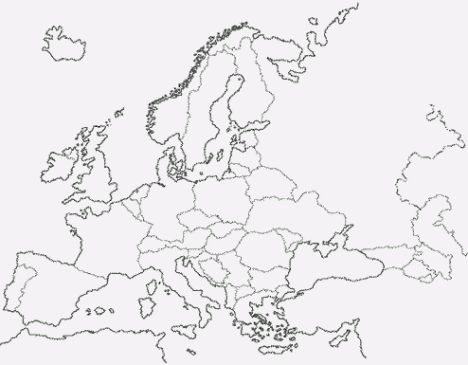 mapa europa paises. Mapa Físico de Europa: Además